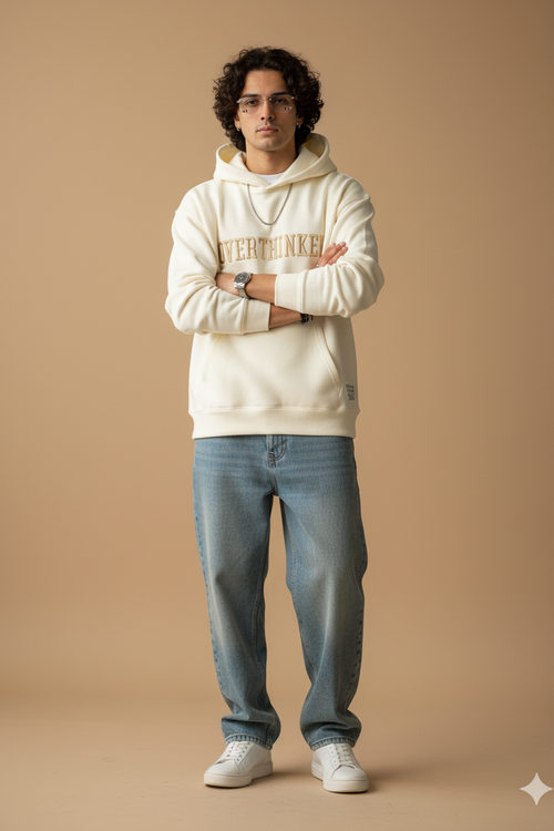 Arms crossed clean beige