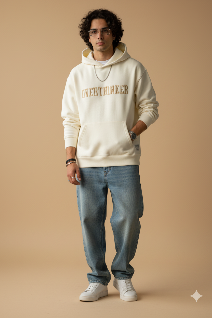 Standing pose clean beige